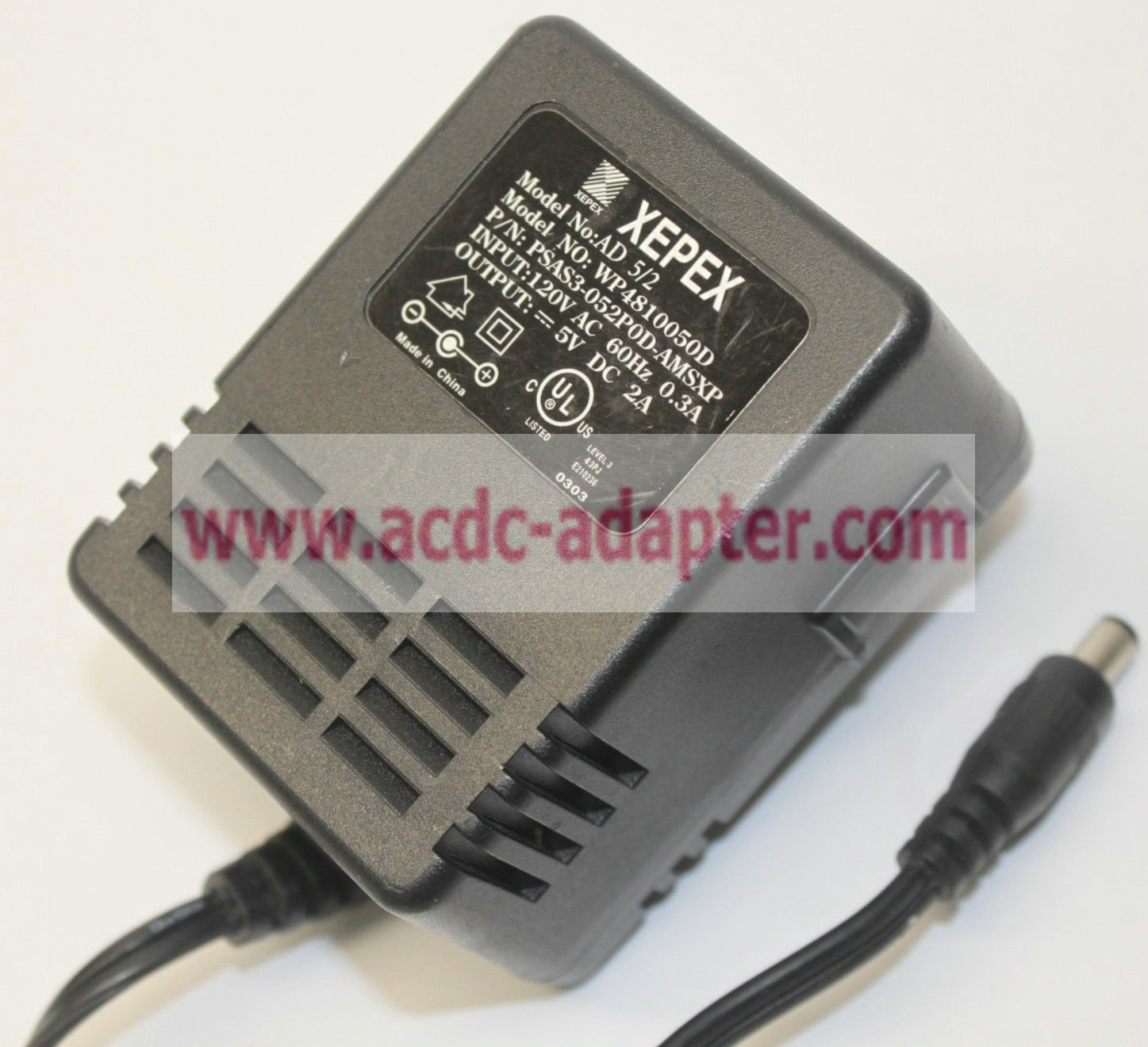 Original Xepex WP4810050D AC Adapter Power Supply Charger Cord 5V 2ATransformer